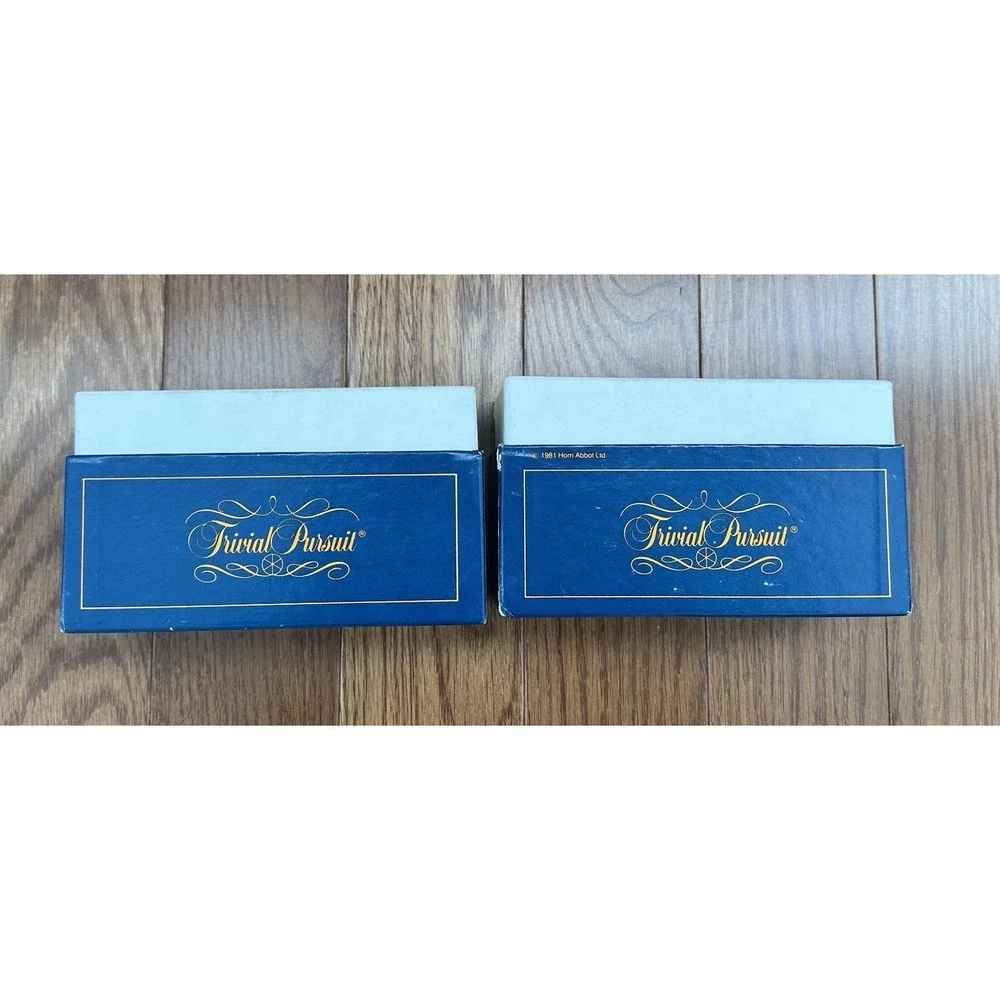 Trivial Pursuit Master Game‎ Genus Edition 1981 2 Decks Card Sets Cards Genus 1